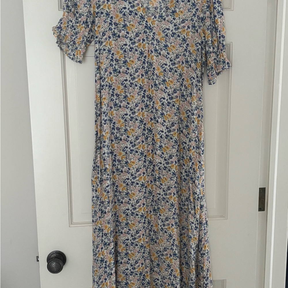 Mango Floral Midi Dress